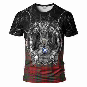MacDougall (McDougall) Tartan Crest T-Shirt Celtic Odin's Raven Legacy