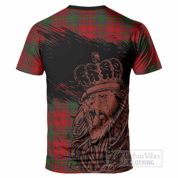 MacDougall (McDougall) Tartan Crest T-Shirt Crowned Lion Heritage Style