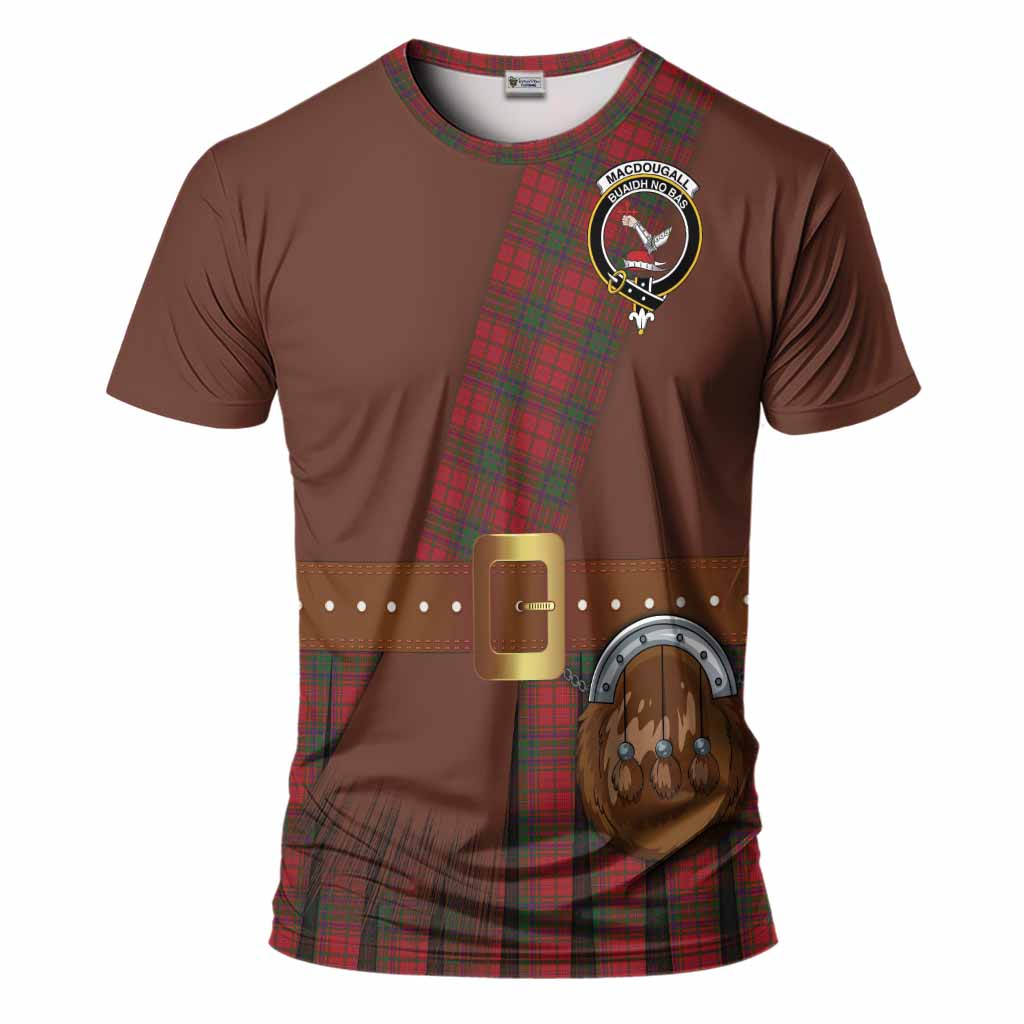 MacDougall (McDougall) Tartan Crest T-Shirt Kilt Costume Style