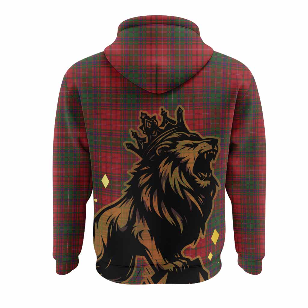 MacDougall (McDougall) Tartan Family Crest Hoodie Crowned Lion Roaring