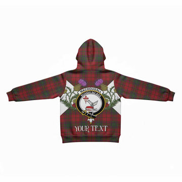 MacDougall (McDougall) Tartan Family Crest Kid Hoodie Scottish Burns Night Thistle Floral