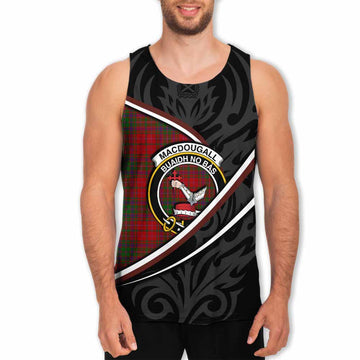 MacDougall (McDougall) Tartan Family Crest Men Tank Top Celtic Scottish Thistle Floral