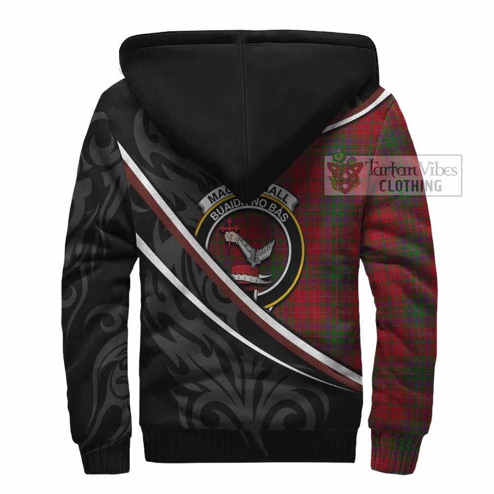 MacDougall (McDougall) Tartan Family Crest Sherpa Hoodie Celtic Scottish Thistle Floral - Tartan Vibes Clothing