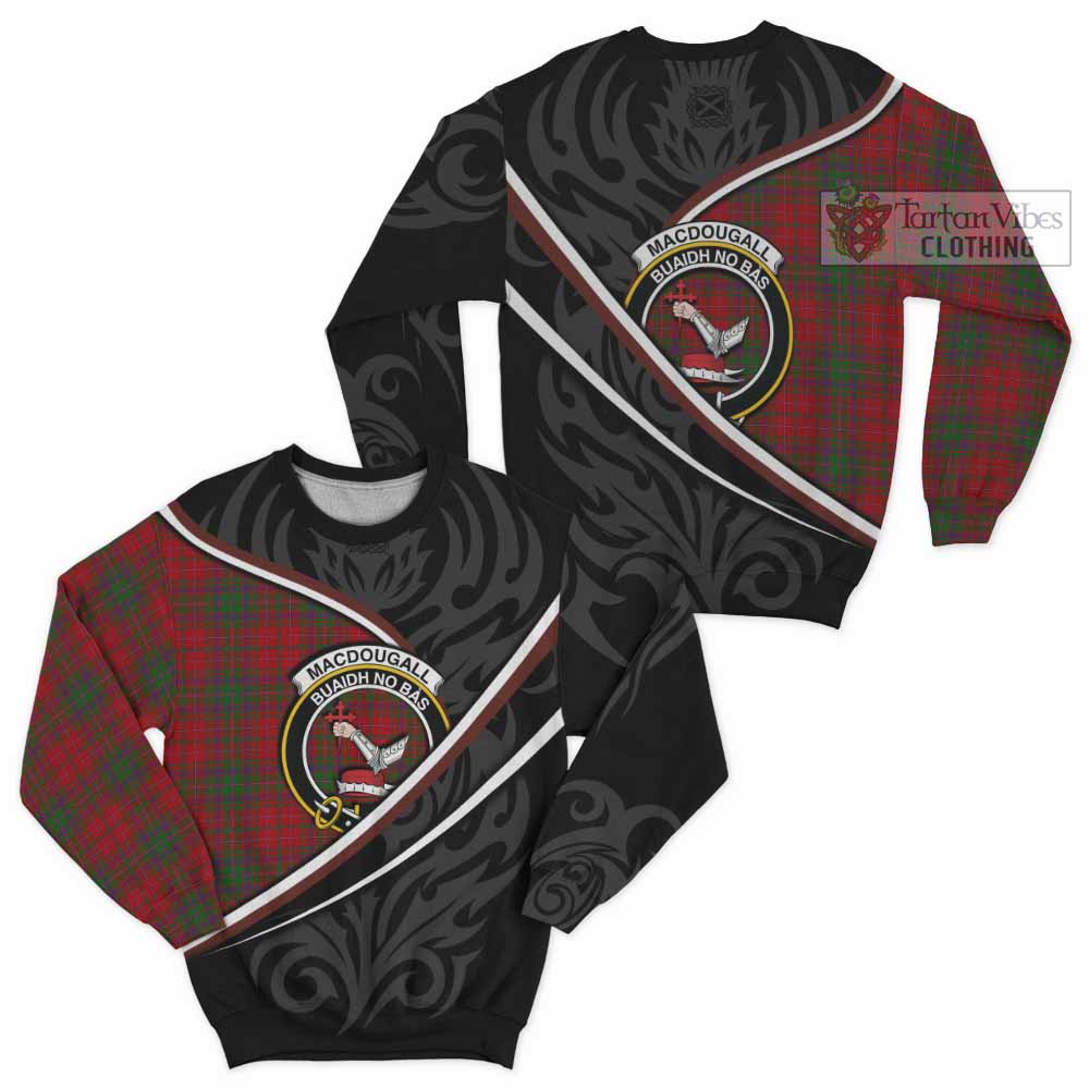 MacDougall (McDougall) Tartan Family Crest Sweatshirt Celtic Scottish Thistle Floral - Tartan Vibes Clothing