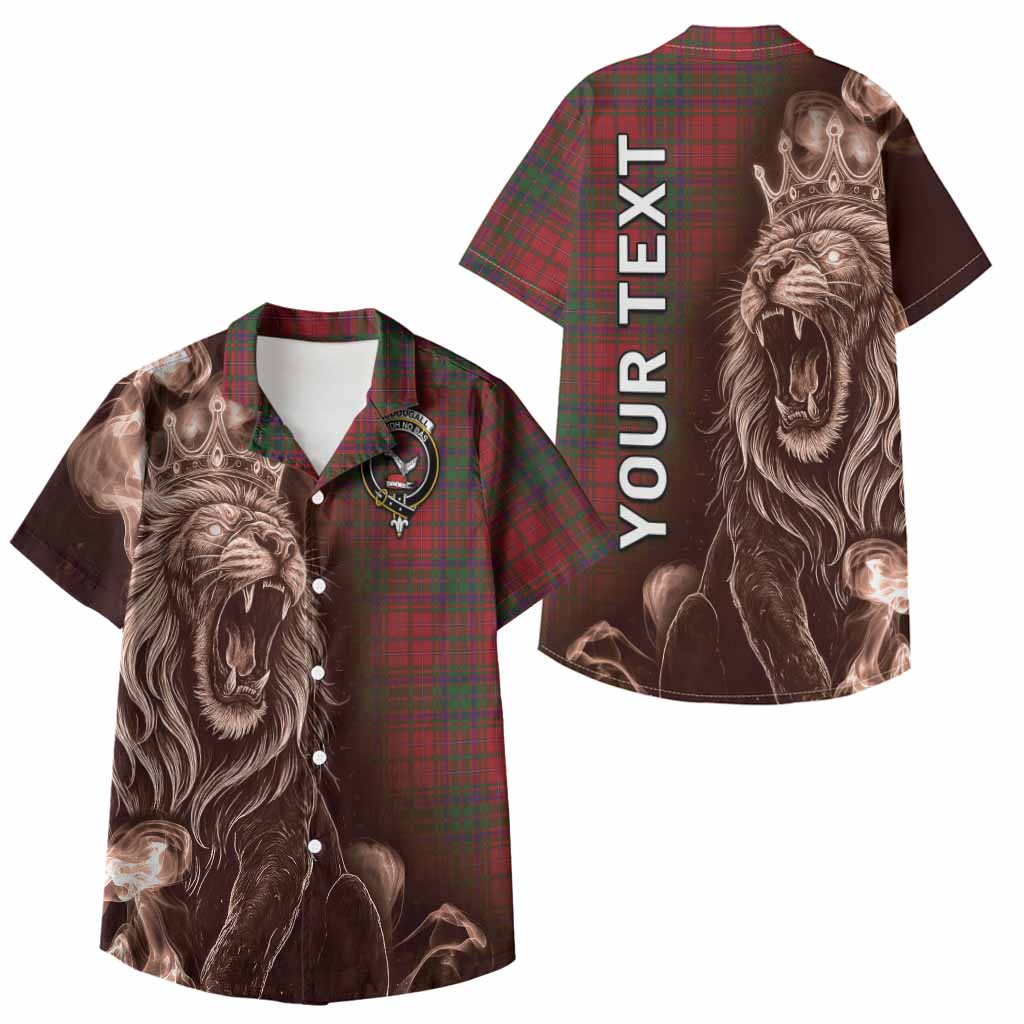 MacDougall (McDougall) Tartan Kid Hawaiian Shirt Roaring Lion Heritage