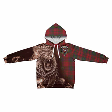 MacDougall (McDougall) Tartan Kid Hoodie Roaring Lion Heritage