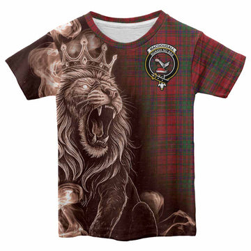 MacDougall (McDougall) Tartan Kid T-shirt Roaring Lion Heritage