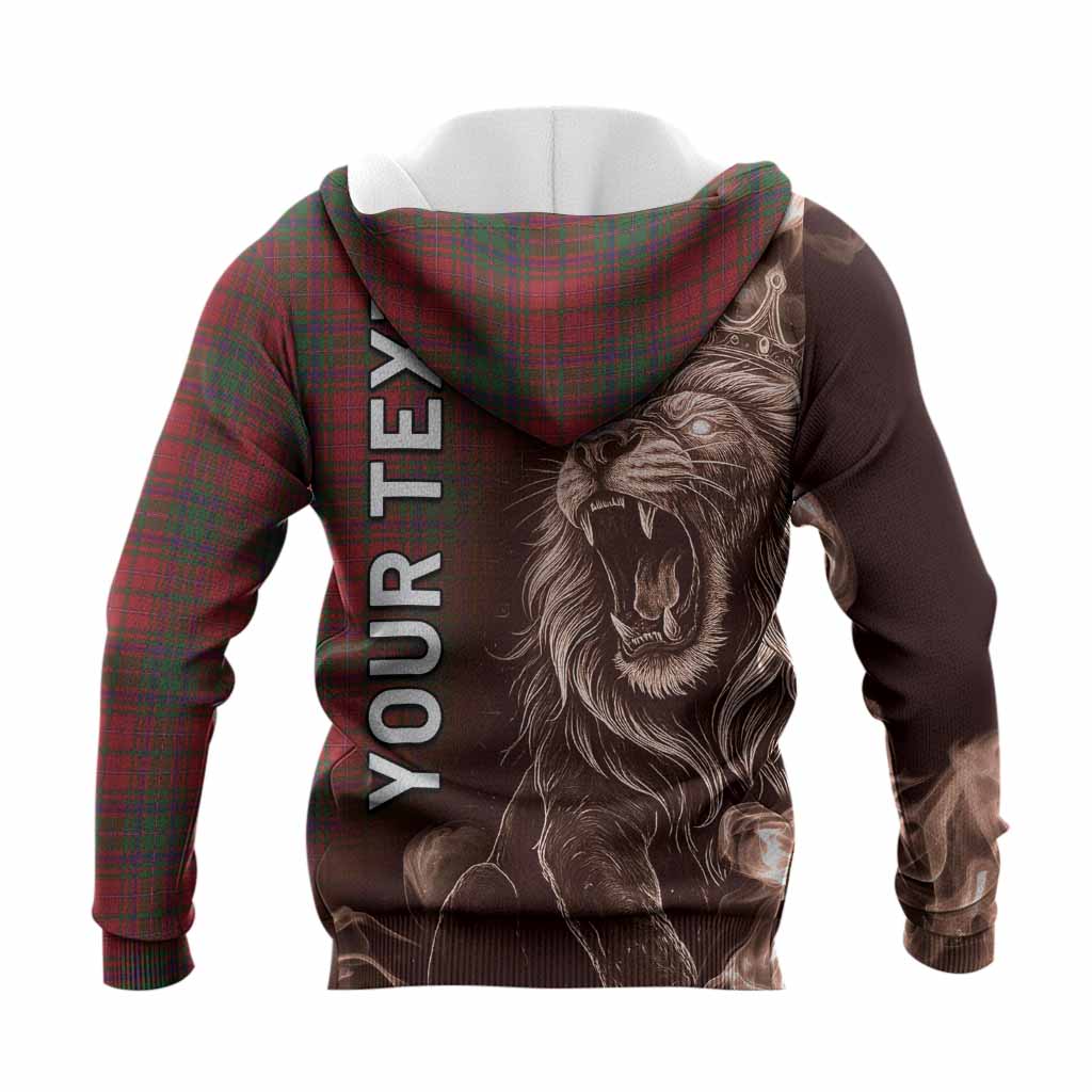 MacDougall (McDougall) Tartan Knitted Hoodie Roaring Lion Heritage