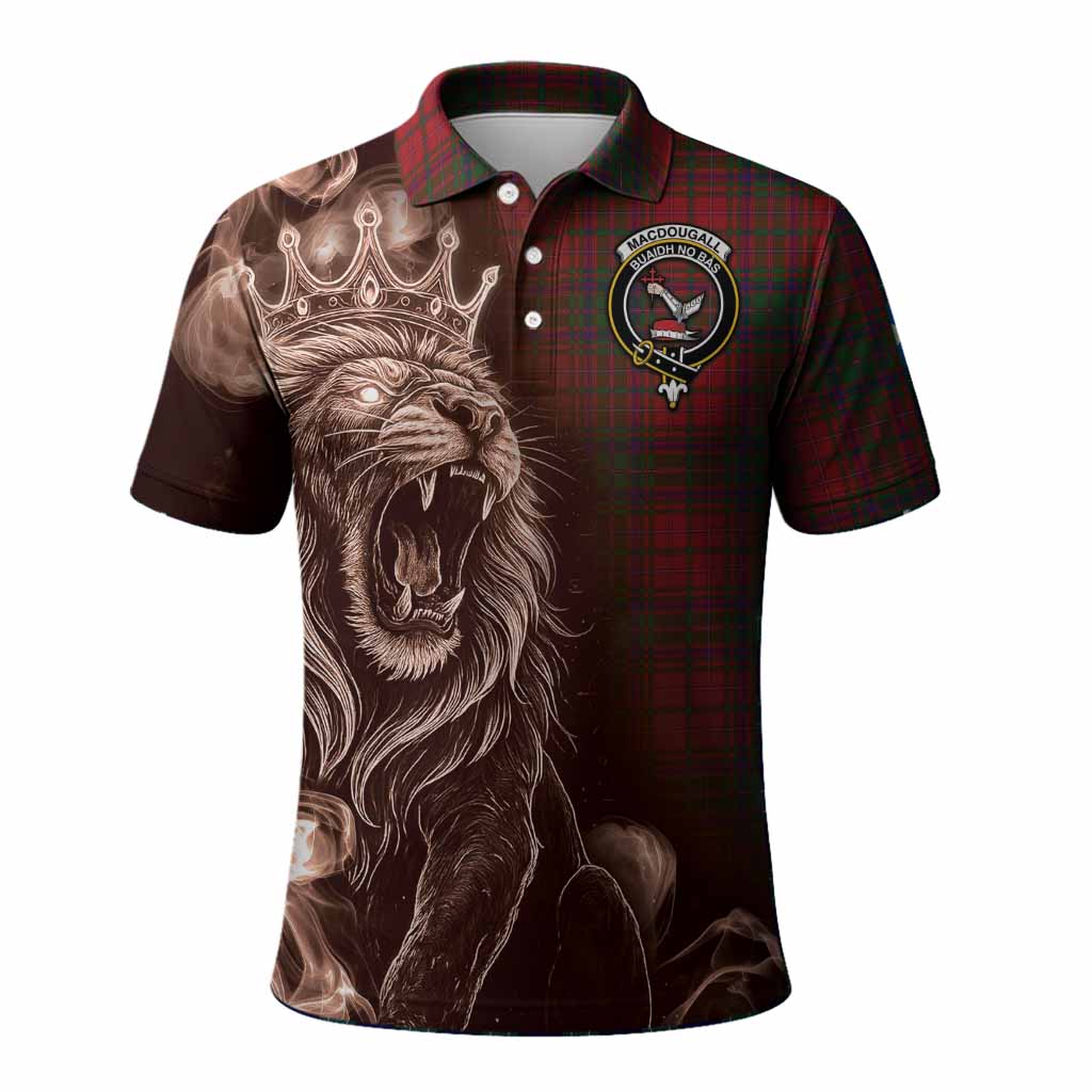MacDougall (McDougall) Tartan Polo Shirt Roaring Lion Heritage
