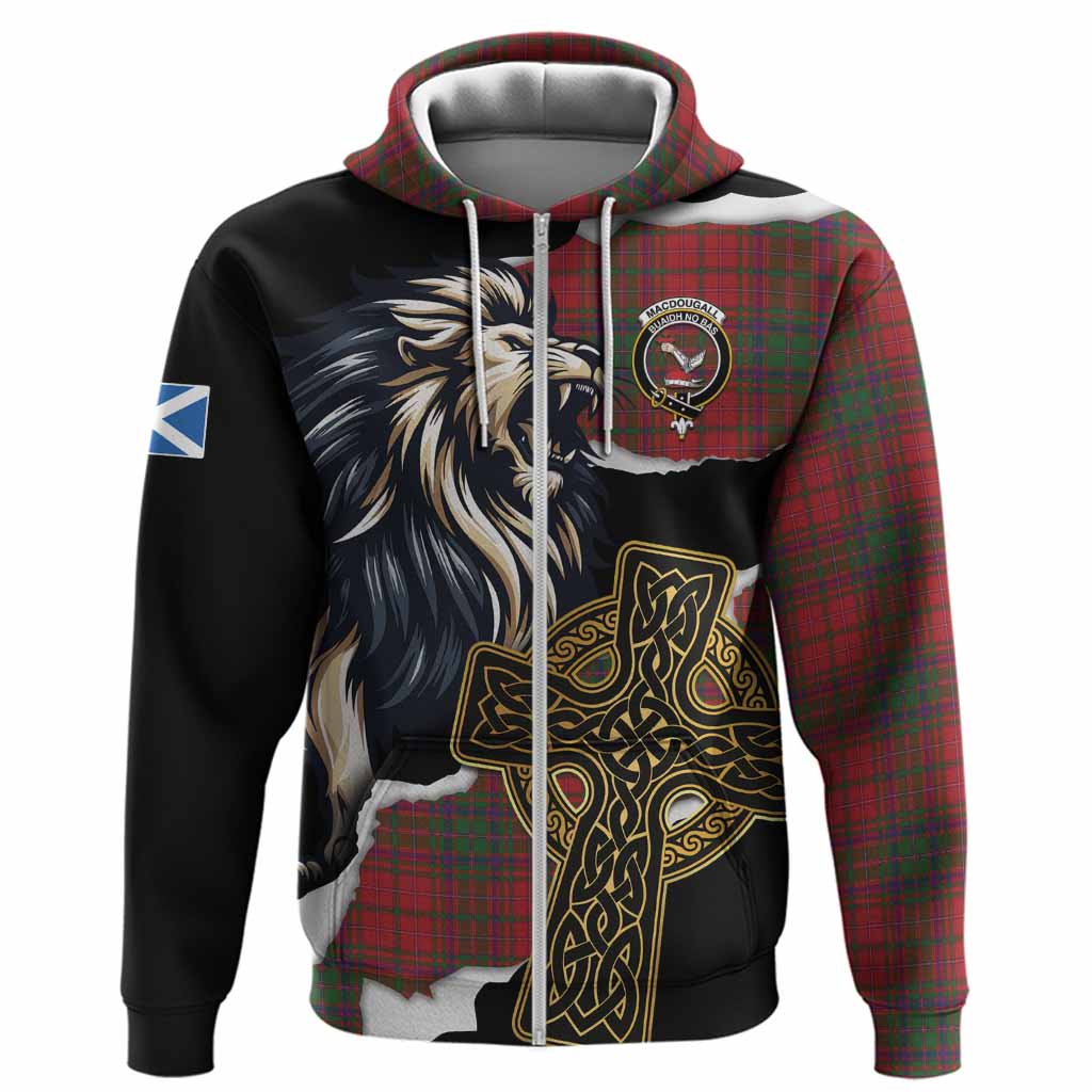MacDougall (McDougall) Tartan Scottish Hoodie Lion Celtic Heritage