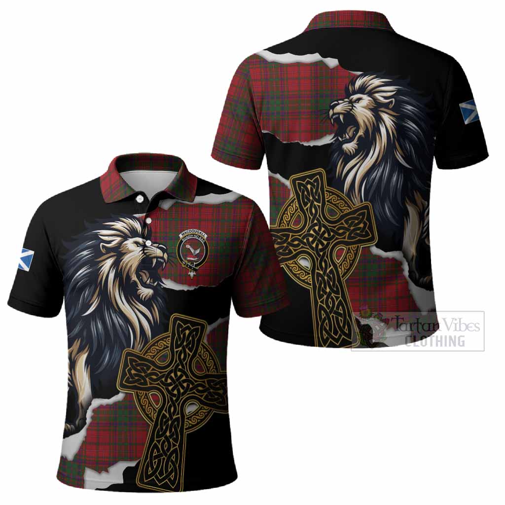 MacDougall (McDougall) Tartan Scottish Polo Shirt Lion Celtic Heritage