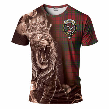 MacDougall (McDougall) Tartan T-Shirt Roaring Lion Heritage