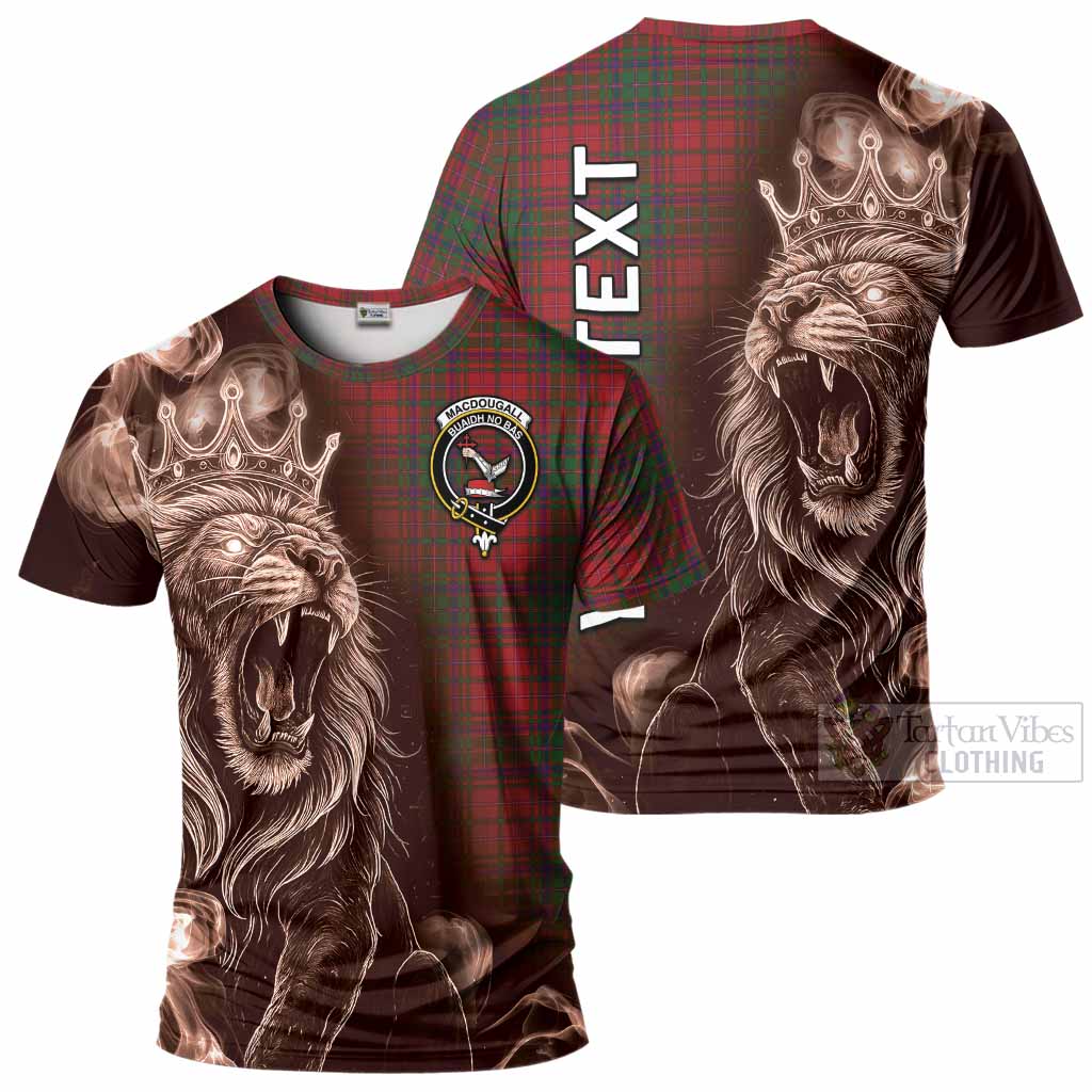 MacDougall (McDougall) Tartan T-Shirt Roaring Lion Heritage