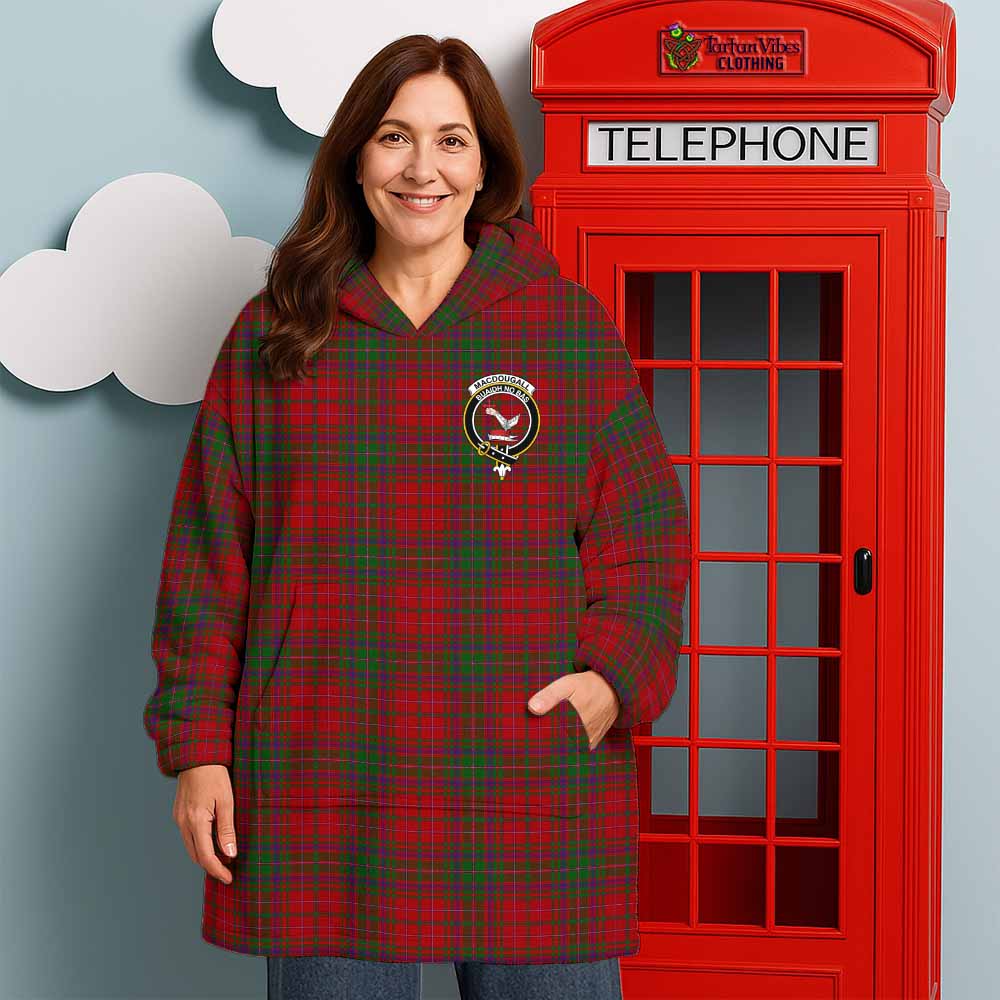 MacDougall (McDougall) Tartan Wearable Blanket with Family Crest - Tartan Vibes Clothing