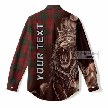 MacDougall (McDougall) Tartan Women Casual Shirt Roaring Lion Heritage