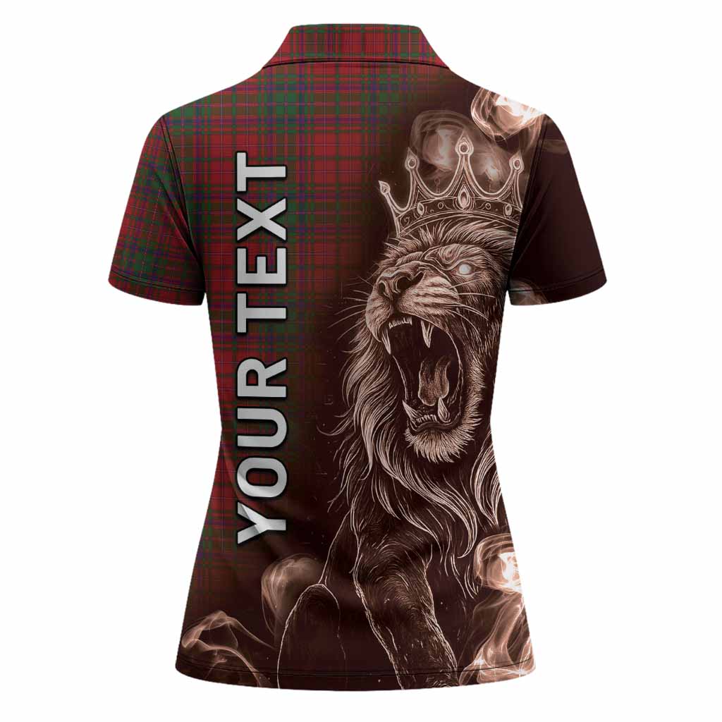 MacDougall (McDougall) Tartan Women Polo Shirt Roaring Lion Heritage