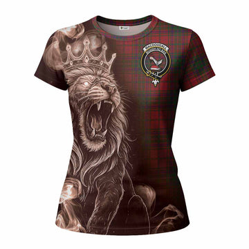 MacDougall (McDougall) Tartan Women T shirt Roaring Lion Heritage