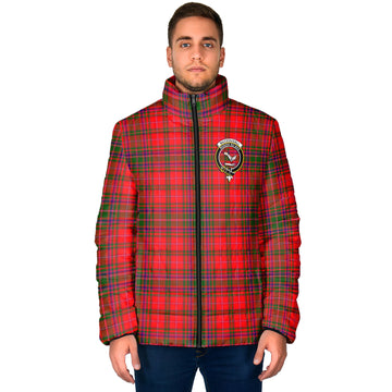 MacDougall Modern Tartan Padded Jacket with Family Crest