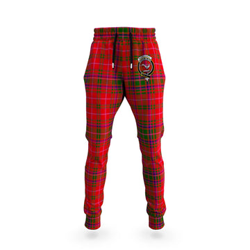 MacDougall Modern Tartan Joggers Pants with Family Crest