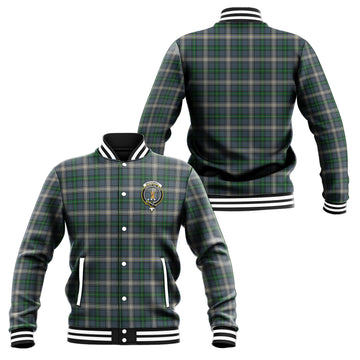 MacDowall (McDowall) Tartan Baseball Jacket with Family Crest