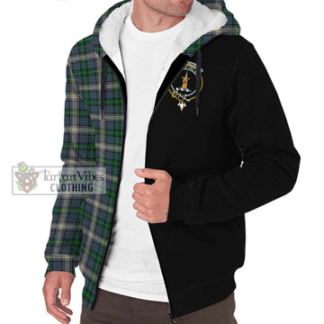 MacDowall (McDowall) Tartan Sherpa Hoodie with Family Crest and Half Of Me Style Unisex S - Tartan Vibes Clothing