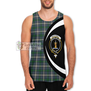 MacDowall (McDowall) Tartan Men's Tank Top with Family Crest Circle Style Men - Tartan Vibes Clothing