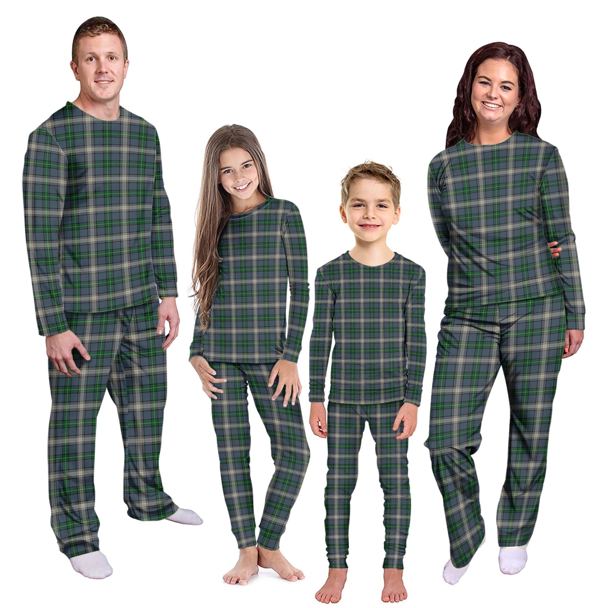 MacDowall (McDowall) Tartan Pajamas Family Set Kid - Tartan Vibes Clothing