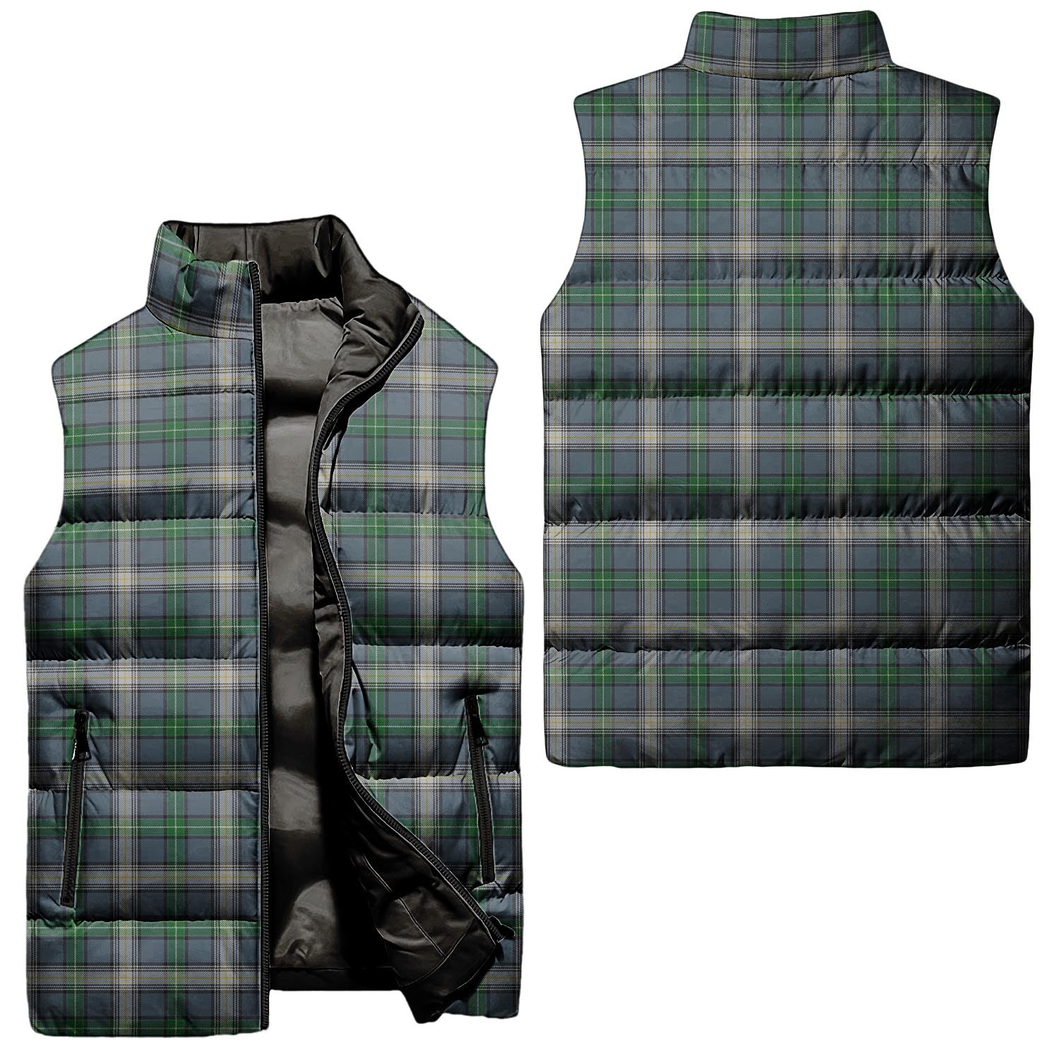 MacDowall (McDowall) Tartan Sleeveless Puffer Jacket Unisex - Tartan Vibes Clothing