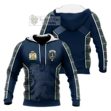 MacDowall (McDowall) Tartan Knitted Hoodie with Family Crest and Lion Rampant Vibes Sport Style Unisex Knitted Pullover Hoodie - Tartan Vibes Clothing