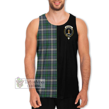 MacDowall (McDowall) Tartan Men's Tank Top with Family Crest and Half Of Me Style Men - Tartan Vibes Clothing