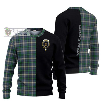MacDowall (McDowall) Tartan Ugly Sweater with Family Crest and Half Of Me Style Unisex - Tartan Vibes Clothing