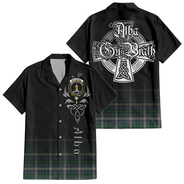 MacDowall (McDowall) Tartan Hawaiian Shirt Shirt Featuring Alba Gu Brath Family Crest Celtic Inspired