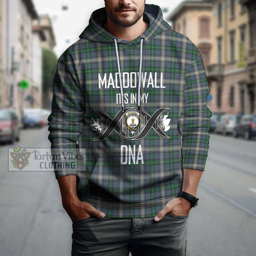 MacDowall (McDowall) Tartan Hoodie with Family Crest DNA In Me Style Pullover Hoodie - Tartan Vibes Clothing