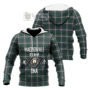 MacDowall (McDowall) Tartan Knitted Hoodie with Family Crest DNA In Me Style Unisex Knitted Pullover Hoodie - Tartan Vibes Clothing