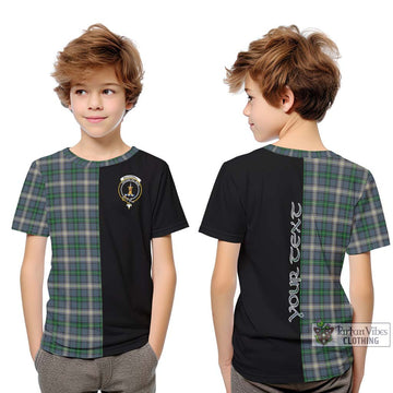 MacDowall (McDowall) Tartan Kid T-Shirt with Family Crest and Half Of Me Style Youth XL Size14 - Tartan Vibes Clothing