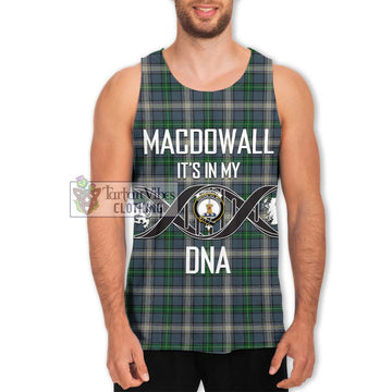 MacDowall (McDowall) Tartan Men's Tank Top with Family Crest DNA In Me Style Men - Tartan Vibes Clothing