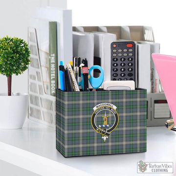 MacDowall (McDowall) Tartan Pen Holder with Family Crest