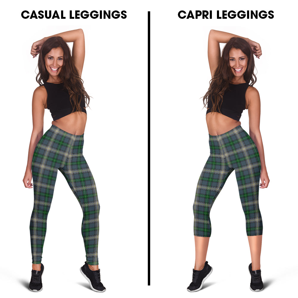 MacDowall (McDowall) Tartan Womens Leggings Capri Leggings - Tartan Vibes Clothing