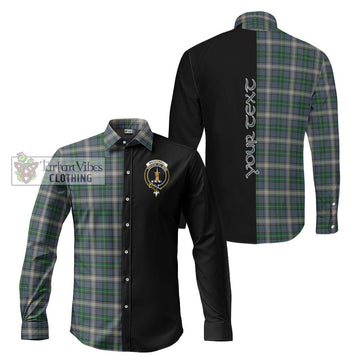 MacDowall (McDowall) Tartan Long Sleeve Button Shirt with Family Crest and Half Of Me Style Men's Shirt S - Tartanvibesclothing Shop