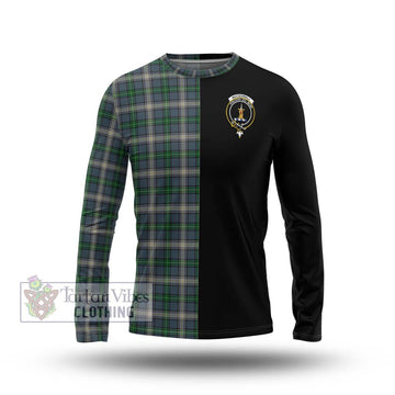 MacDowall (McDowall) Tartan Long Sleeve T-Shirt with Family Crest and Half Of Me Style Unisex - Tartan Vibes Clothing