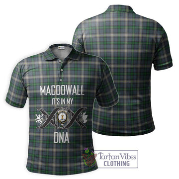 MacDowall (McDowall) Tartan Polo Shirt with Family Crest DNA In Me Style - Tartan Vibes Clothing