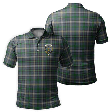 MacDowall Tartan Men's Polo Shirt with Family Crest