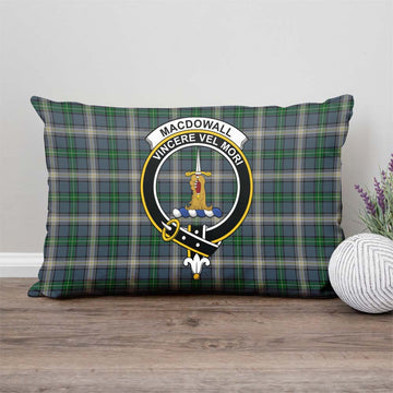 MacDowall (McDowall) Tartan Pillow Cover with Family Crest