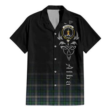 MacDowall (McDowall) Tartan Hawaiian Shirt Shirt Featuring Alba Gu Brath Family Crest Celtic Inspired