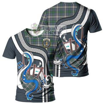MacDowall (McDowall) Tartan T-Shirt with Epic Bagpipe Style