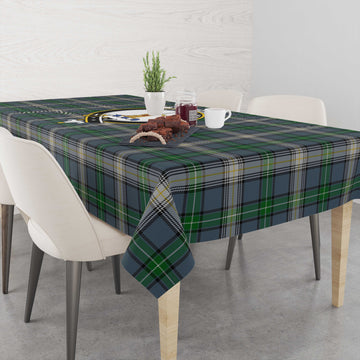 MacDowall (McDowall) Tartan Tablecloth with Family Crest