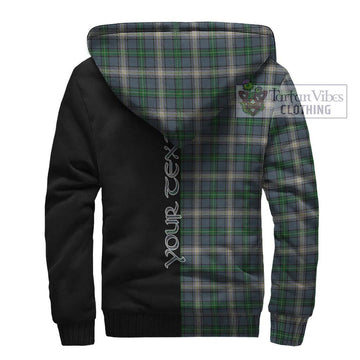 MacDowall (McDowall) Tartan Sherpa Hoodie with Family Crest and Half Of Me Style - Tartan Vibes Clothing