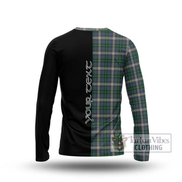 MacDowall (McDowall) Tartan Long Sleeve T-Shirt with Family Crest and Half Of Me Style - Tartan Vibes Clothing