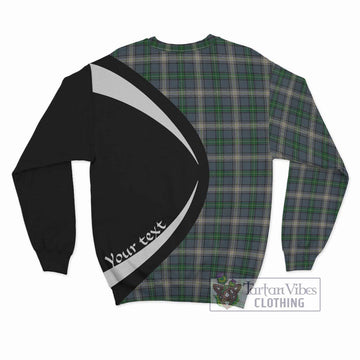 MacDowall (McDowall) Tartan Sweatshirt with Family Crest Circle Style - Tartan Vibes Clothing