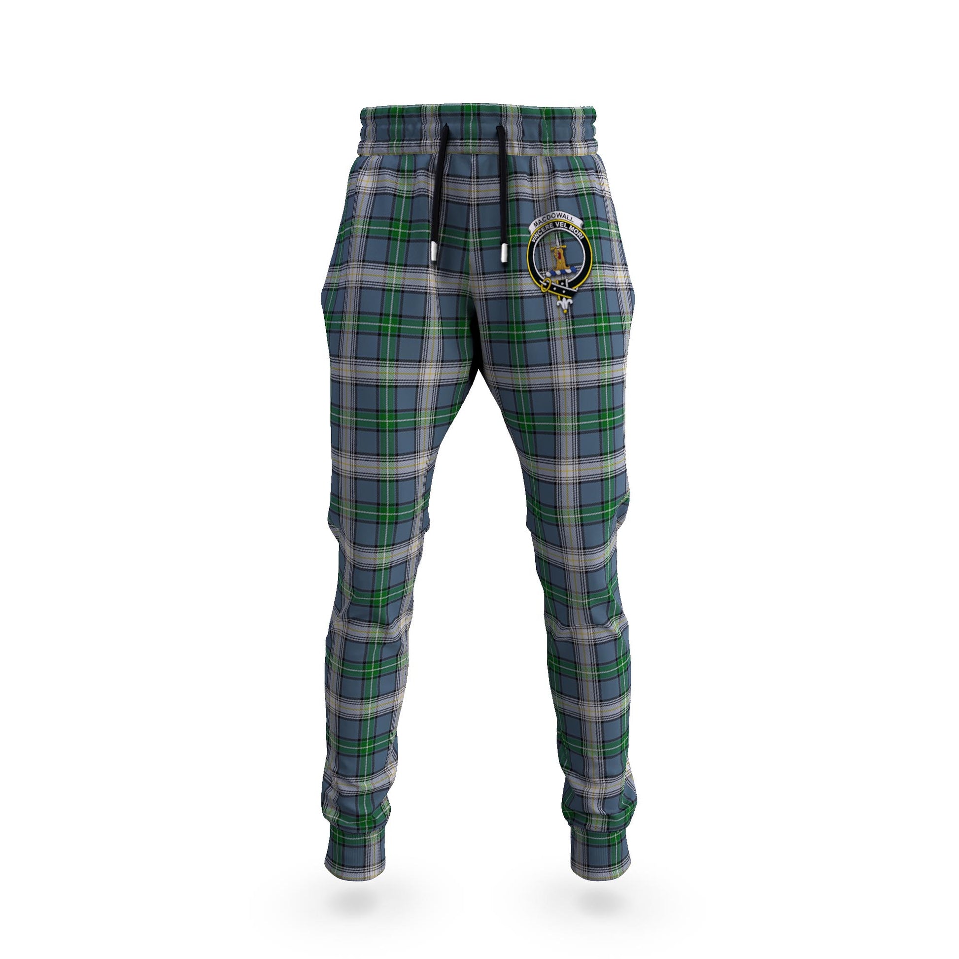 MacDowall (McDowall) Tartan Joggers Pants with Family Crest 5XL - Tartan Vibes Clothing